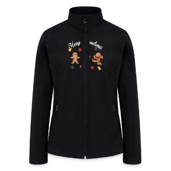 Best Friends Christmas - Women’s Soft Shell Jacket - black - Front