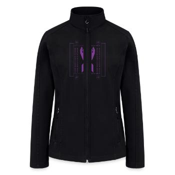 High Quality - Women’s Soft Shell Jacket - black - Front
