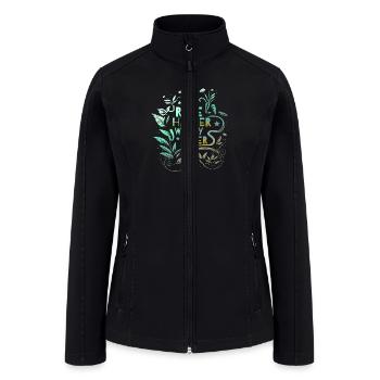 Rave Harder Worry Later - Women’s Soft Shell Jacket - black - Front