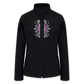 Sock Hop Clothing Vintage Rockabilly - Women’s Soft Shell Jacket - black - Front