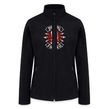 Sock Hop Clothing Vintage Rockabilly - Women’s Soft Shell Jacket - black - Front