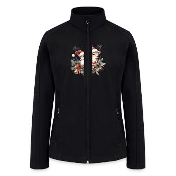 COOL CHRISTMAS ALPA STORE - Women’s Soft Shell Jacket - black - Front