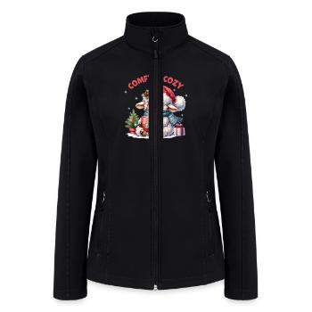 Comfy Cozy ALPA STORE - Women’s Soft Shell Jacket - black - Front