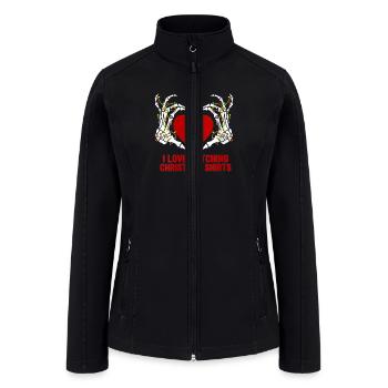 I LOVE MATCHING - Women’s Soft Shell Jacket - black - Front