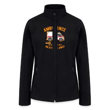 Ambulance Emergency Rescue - Women’s Soft Shell Jacket - black - Front