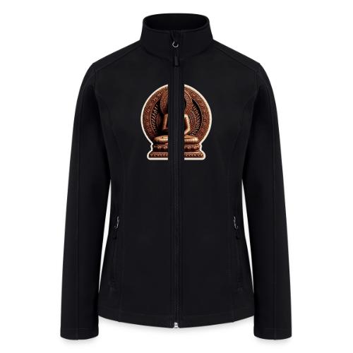 Buddha Statue in meditation and Hand Mudra - Women’s Soft Shell Jacket