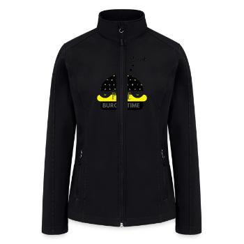 Burger time - Women’s Soft Shell Jacket - black - Front