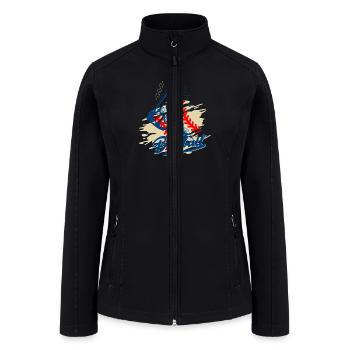 Tis The Season Baseball - Women’s Soft Shell Jacket - black - Front