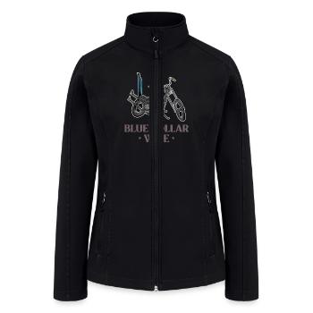 Blue Collar Wife Motorcycle - Women’s Soft Shell Jacket - black - Front
