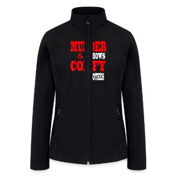 Murder Shows Comfy Clothes - Women’s Soft Shell Jacket - black - Front