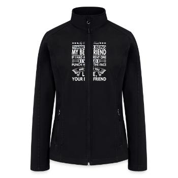 Dear Best Friend... - Women’s Soft Shell Jacket - black - Front