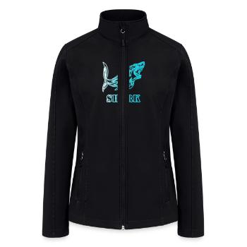 shark - Women’s Soft Shell Jacket - black - Front