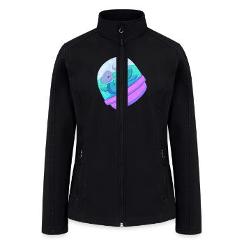 Capsule Cryptids Nessie - Women’s Soft Shell Jacket - black - Front