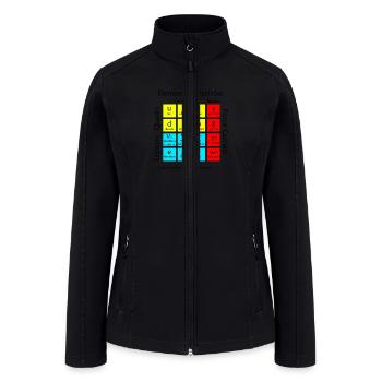Elementary Particles - Women’s Soft Shell Jacket - black - Front