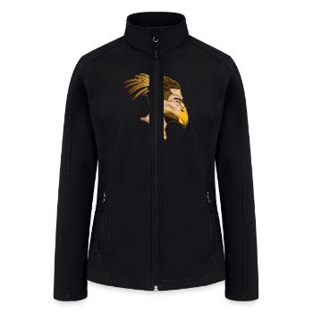 man of prey - Women’s Soft Shell Jacket - black - Front