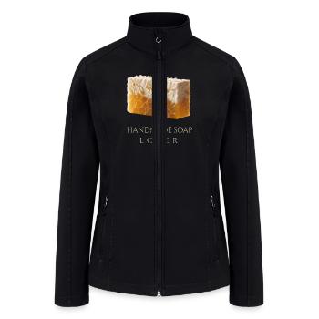 Handcrafted Honey Soap - Women’s Soft Shell Jacket - black - Front