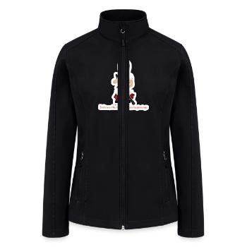New Beginning - Women’s Soft Shell Jacket - black - Front