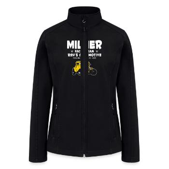 milner FUNNY LOVE racing - Women’s Soft Shell Jacket - black - Front