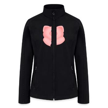 Pig Face - Women’s Soft Shell Jacket - black - Front