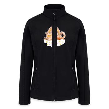 You are loved - Women’s Soft Shell Jacket - black - Front