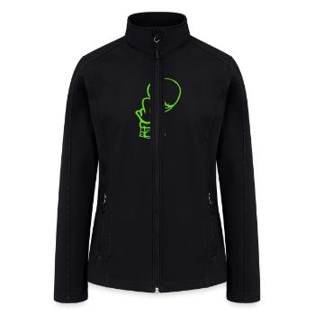 f alien - Women’s Soft Shell Jacket - black - Front