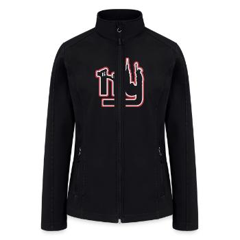 N Y Giants - Women’s Soft Shell Jacket - black - Front