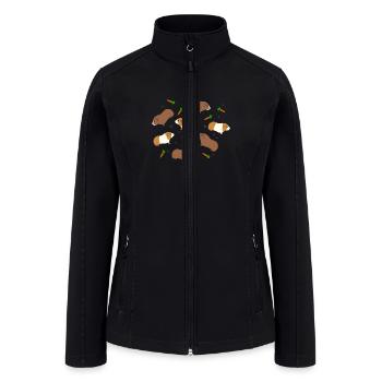 Guinea Pigs - Women’s Soft Shell Jacket - black - Front