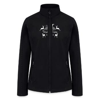 Christmas Wishes - Women’s Soft Shell Jacket - black - Front