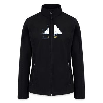 Cloud Skater - Women’s Soft Shell Jacket - black - Front
