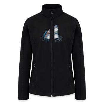 The Nerd Shark - Women’s Soft Shell Jacket - black - Front