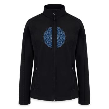 Mandala Mantra Hinduism Buddhism - Women’s Soft Shell Jacket - black - Front