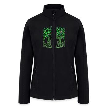 Saint Patricks Day Baltimore - Women’s Soft Shell Jacket - black - Front