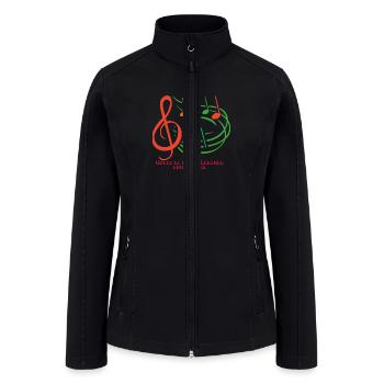 Music feelings - Women’s Soft Shell Jacket - black - Front