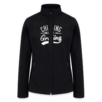 Chilling And Grilling - Women’s Soft Shell Jacket - black - Front