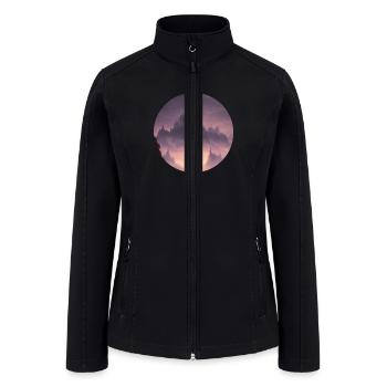 Mystical Empire Landscape - Women’s Soft Shell Jacket - black - Front