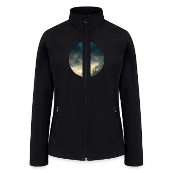 Mysterious Art Landscape - Women’s Soft Shell Jacket - black - Front