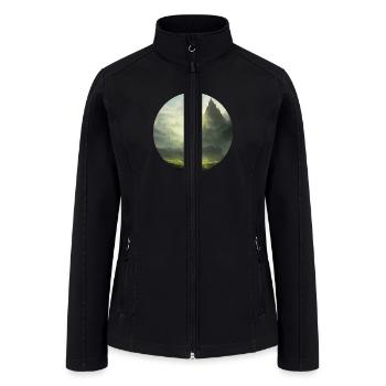 Magical Art Landscape - Women’s Soft Shell Jacket - black - Front