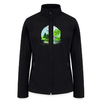 Country Love - Women’s Soft Shell Jacket - black - Front