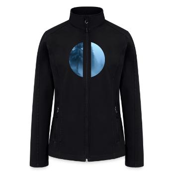 Surrealism Landscape Artwork - Women’s Soft Shell Jacket - black - Front
