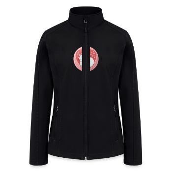 Cute Valentines Day Gift Funny - Women’s Soft Shell Jacket - black - Front