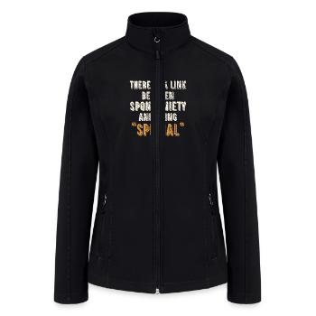 Motivational quote about special - Women’s Soft Shell Jacket - black - Front
