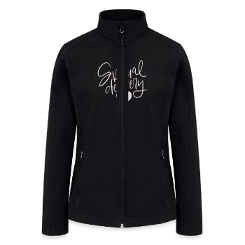 I love you - Women’s Soft Shell Jacket - black - Front