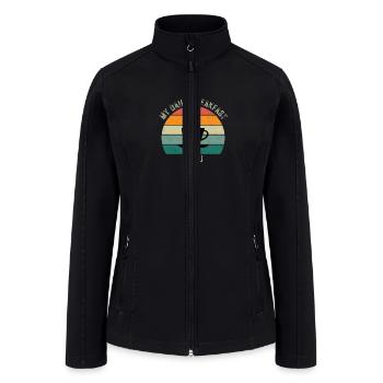 MY DAILY BREAKFAST MENU - Women’s Soft Shell Jacket - black - Front