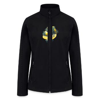 Lemon Bonsai Tree - Women’s Soft Shell Jacket - black - Front