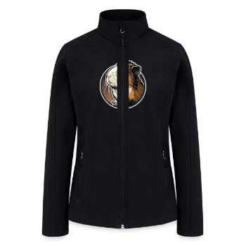 Guinea pig - Women’s Soft Shell Jacket - black - Front