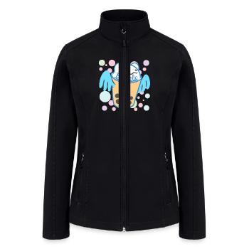 bubble tea (Bobaholic) - Women’s Soft Shell Jacket - black - Front
