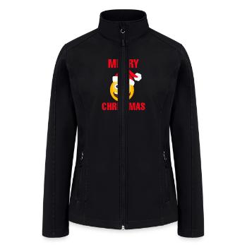 Merry Christmas - Women’s Soft Shell Jacket - black - Front