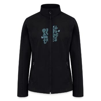 Motivational quotes - Women’s Soft Shell Jacket - black - Front