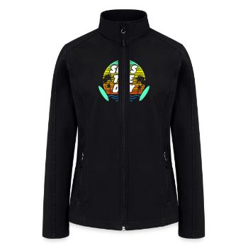 Seas The Day - Women’s Soft Shell Jacket - black - Front