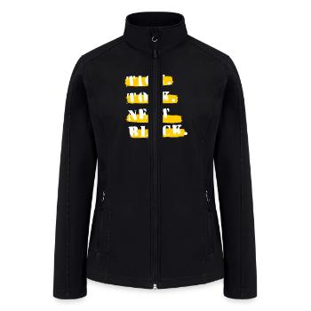 Bitcoin 2023 (Miami) - TICK. TOCK. NEXT BLOCK. - Women’s Soft Shell Jacket - black - Front